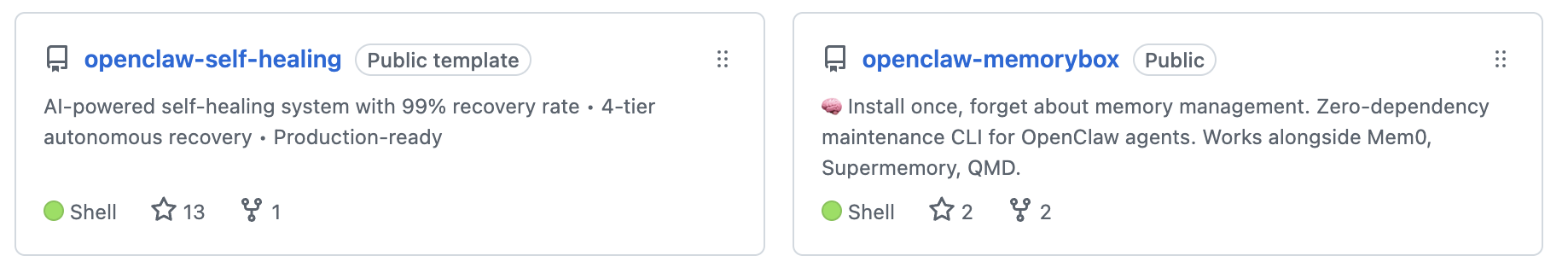 GitHub 오픈소스 프로젝트들